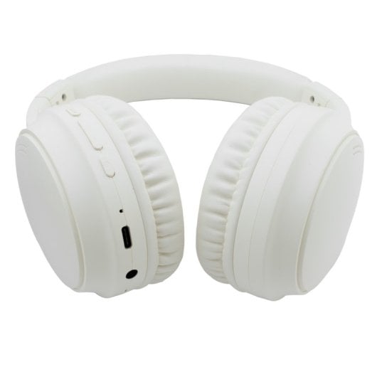 Coolbox Air 40 Auriculares Inalámbricos con Cancelación de Ruido Activa Blancos