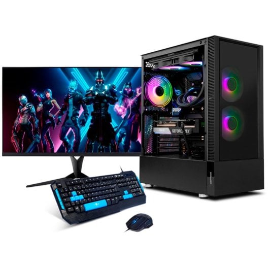 Neo-PC Delta Gaming Intel Core i9-12900KF/32GB/1TB SSD/RTX 4070 SUPER + monitor FullHD de 27" + teclado e rato