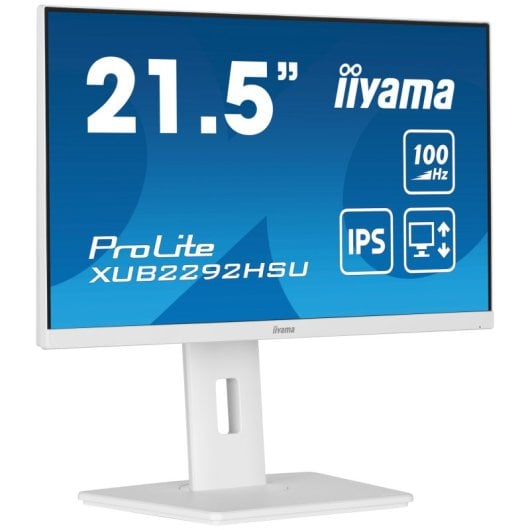 Monitor Iiyama ProLite XUB2292HSU-W6 da 21,5" LED IPS Full HD 100Hz FreeSync
