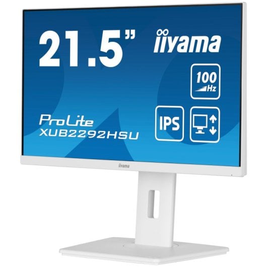 Monitor Iiyama ProLite XUB2292HSU-W6 da 21,5" LED IPS Full HD 100Hz FreeSync