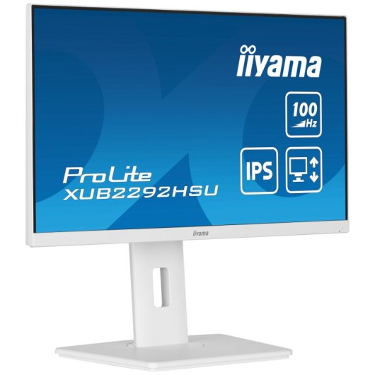 Monitor Iiyama ProLite XUB2292HSU-W6 da 21,5" LED IPS Full HD 100Hz FreeSync