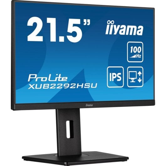 iiyama ProLite XUB2292HSU-B6 Computerbildschirm 55,9 cm (22") 1920 x 1080 Pixel Full HD LED Schwarz
