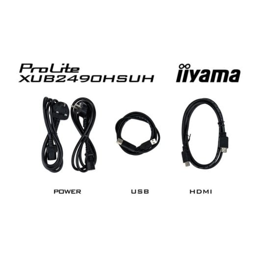 iiyama ProLite XUB2490HSUH-B1 23.8" IPS FullHD 100Hz USB-A Webcam Altavoces Altura Ajustable