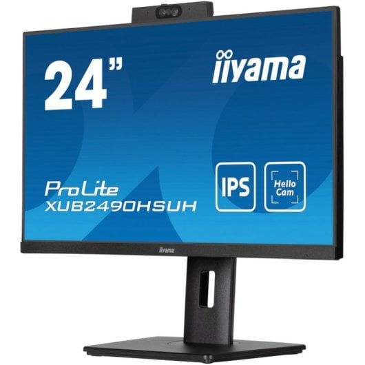 iiyama ProLite XUB2490HSUH-B1 23.8" IPS FullHD 100Hz USB-A Webcam Altavoces Altura Ajustable