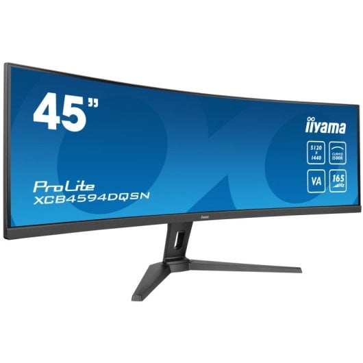 Iiyama ProLite XCB4594DQSN-B1 45-Zoll-LED-VA-UltraWide-Dual-QHD-165-Hz-FreeSync-Curved-USB-C
