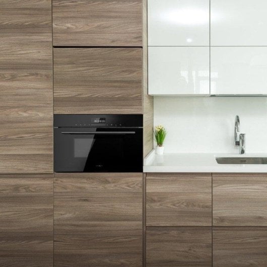 Horno Einbau-Mikrowelle Cecotec Bolero Hexa MWO703800 Line 34L Schwarz mit Grill und Konvektion