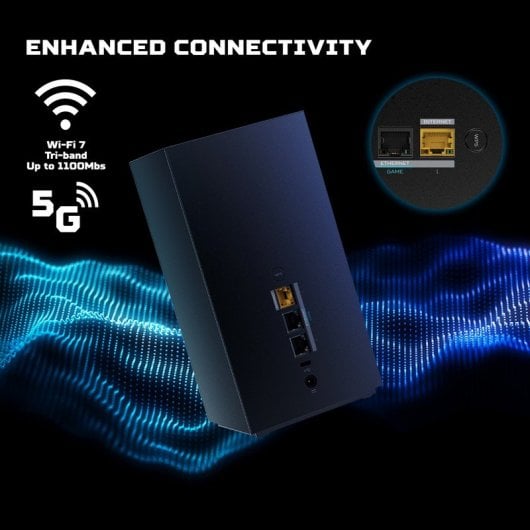 Acer Predator Connect X7 5G Router WiFi 7 Tri-Band BE10700 Preto