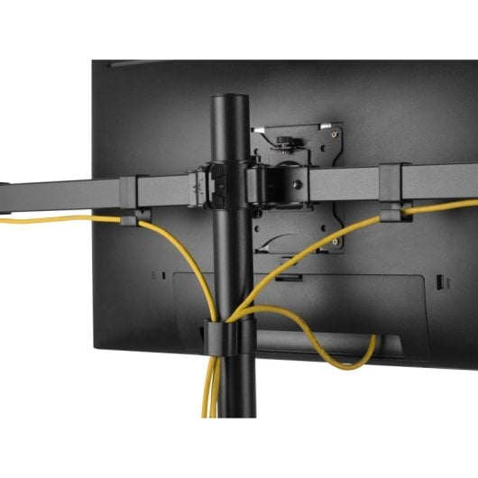 Equip 650158 Suporte de Secretária para 3 Ecrãs 17"-32" VESA 100x100mm 7KG Preto
