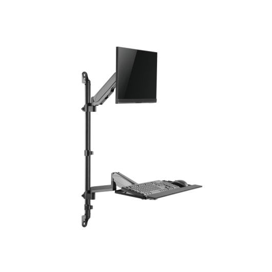 Equip 650170 Suporte de Parede Workstation 1 Ecrã 17"-32" 8KG Preto
