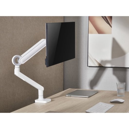 Equip 650185 Soporte Monitor de Mesa Premium 1 Pantalla 17"-35" Vesa 100x100mm 10.5KG Blanco