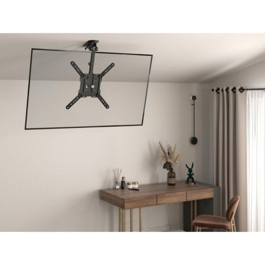 Equip 650375 Soporte TV de Techo para 23"-55" VESA 75x75 hasta 400x400mm 20KG Negro