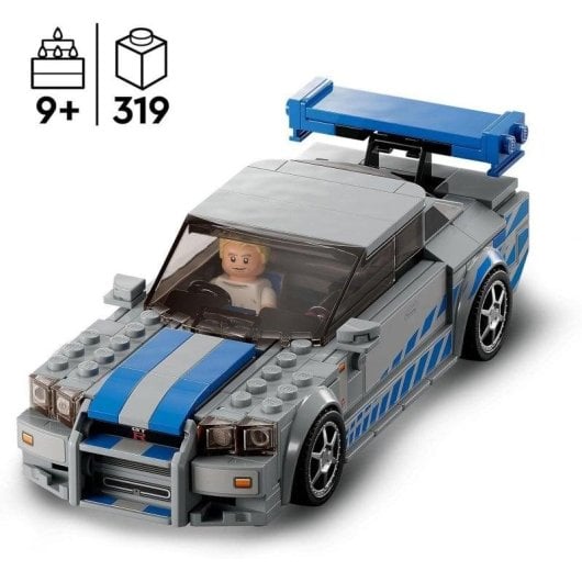 LEGO Speed Champions Fast & Furious Nissan Skyline GT-R34 76917 319 pezzi