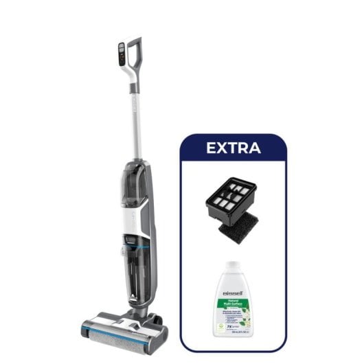 Aspirador sem Fio Lava e Aspira Bissell CrossWave HF3 Cordless Select 255W 25min Depósito 0.53L