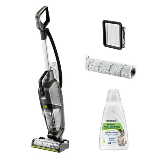 Aspirador lava e aspira Bissell CrossWave HydroSteam Pet Select 1100W Anti-emaranhamento Depósito 0,82L