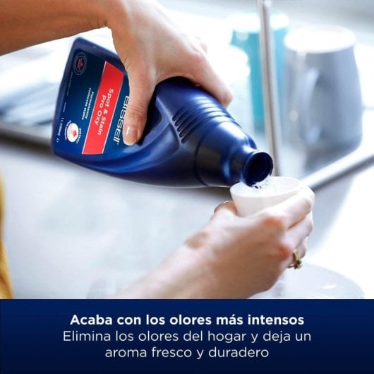 Bissell Spot & Stain Pro Oxy 1L Solución Quitamanchas para Limpiadores de Tapicerías