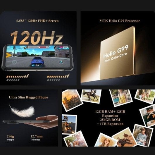 Cubot KingKong AX 4G 12GB 256GB 6.58" Negro