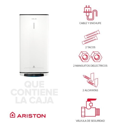 Ariston Velis Pro WiFi Termo Eléctrico Inteligente Vertical/Horizontal 80L B