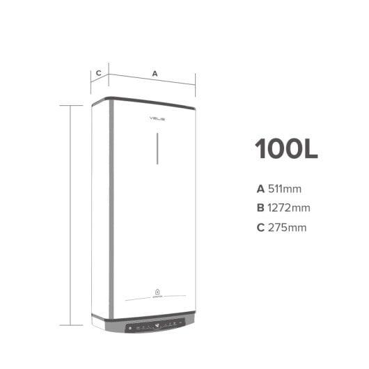Ariston Velis Pro WiFi Termo Eléctrico Inteligente Vertical/Horizontal 100L B