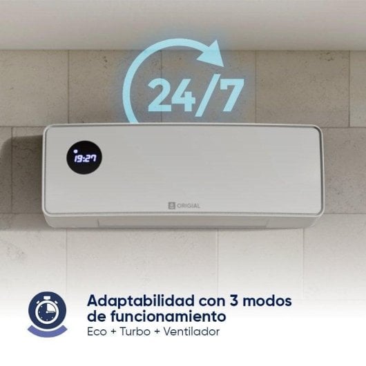 Chauffage Salle de bain Mural Origial AIRWARM WIFI 2000W Wifi IP22