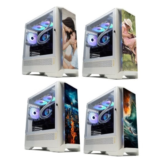 Forgeon Mithril ARGB Mesh ATX Tower Weiß + Anpassbare Front