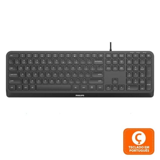 Philips Teclado SPK6207B/31 USB Preto (PT)