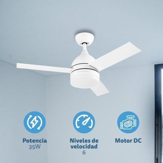 Ventilador de teto Grunkel SKYECO-42 40W 106cm