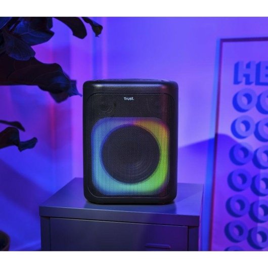 Altavoces Trust Azura Portátil Bluetooth 100W con iluminación RGB