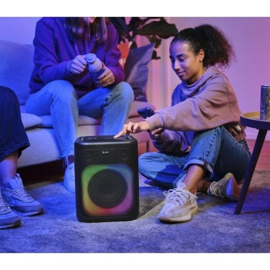 Altavoces Trust Azura Portátil Bluetooth 100W con iluminación RGB