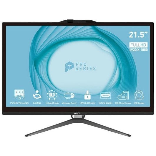 MSI Pro AP222T 13M-225ES All-in-One Intel Core i5-13400/8GB/256GB SSD/21.5" Táctil
