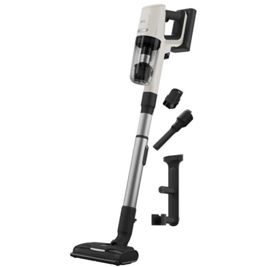 AEG AP81UB25SH aspirateur à main Noir, Argent, Blanc Sans sac