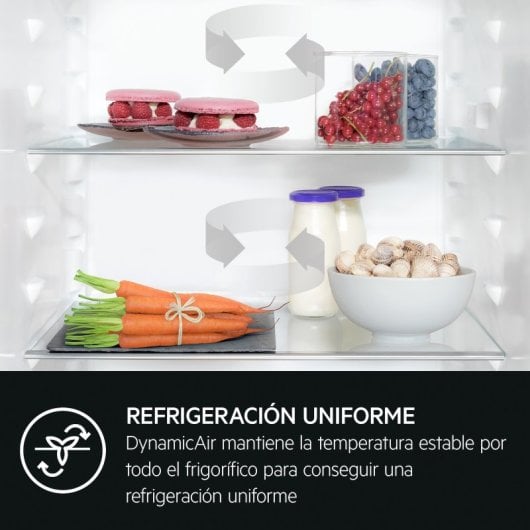 AEG SCE819E5TS Frigorífico Combinado No Frost E Branco