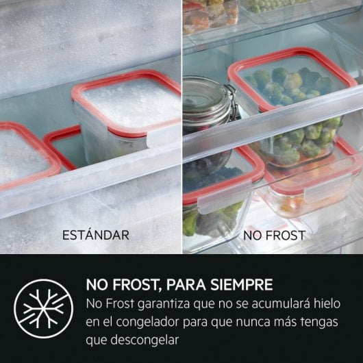AEG SCE819E5TS Frigorífico Combinado No Frost E Branco