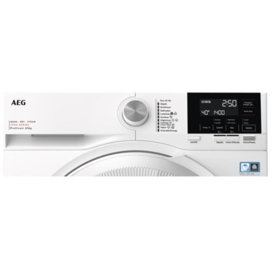 AEG Serie 7000 ProSteam LWR7194M2B Máquina de Lavar e Secar Roupa 9Kg/5Kg Classe D Branca