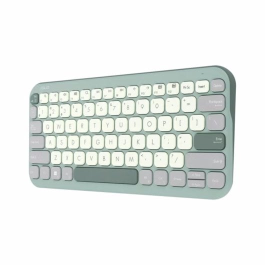 ASUS Marshmallow KW100 Teclado Sem Fios RF + Bluetooth Green Tea (PT)