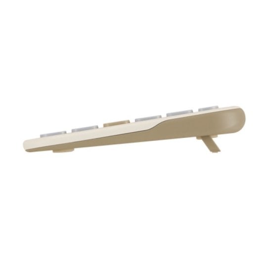 ASUS Marshmallow KW100 Teclado Sem Fios RF + Bluetooth Oat Milk (PT)