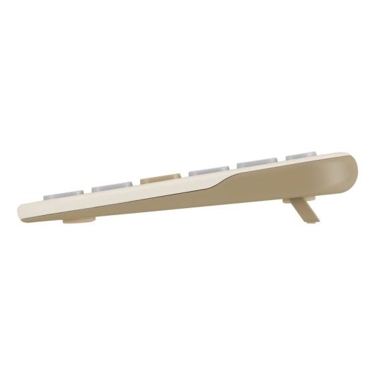 ASUS Marshmallow KW100 Teclado Sem Fios RF + Bluetooth Oat Milk Inglés (EUA)