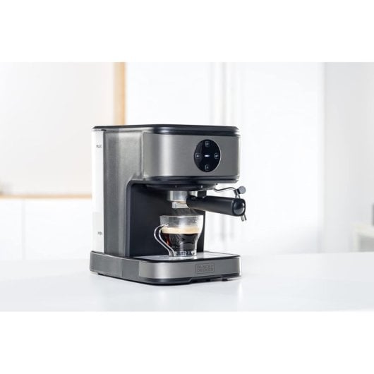 Black & Decker BXCO850E Cafetera Eléctrica Espresso 1.5L Negra