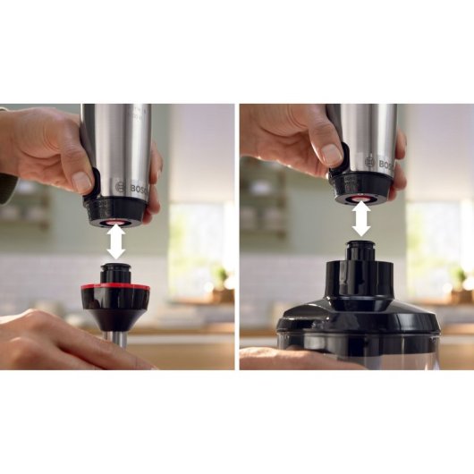 Bosch Serie 6 MSM6M623 Batidora de Mano 1000 W Negra/Acero inoxidable