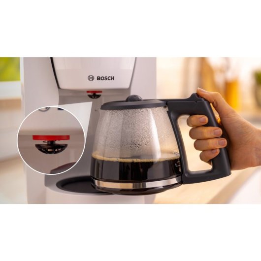 Bosch TKA2M111 Cafetera Eléctrica de Filtro 1.25L Blanca