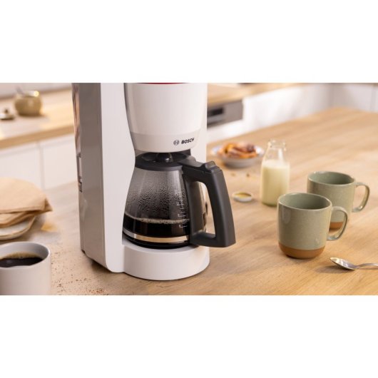 Bosch TKA2M111 Cafetera Eléctrica de Filtro 1.25L Blanca