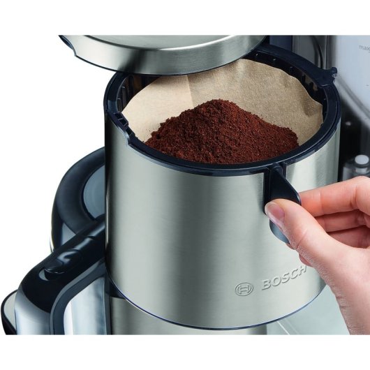 Bosch TKA8A681 Cafetera Eléctrica Semi-automática de Filtro 1.1L Acero Inoxidable