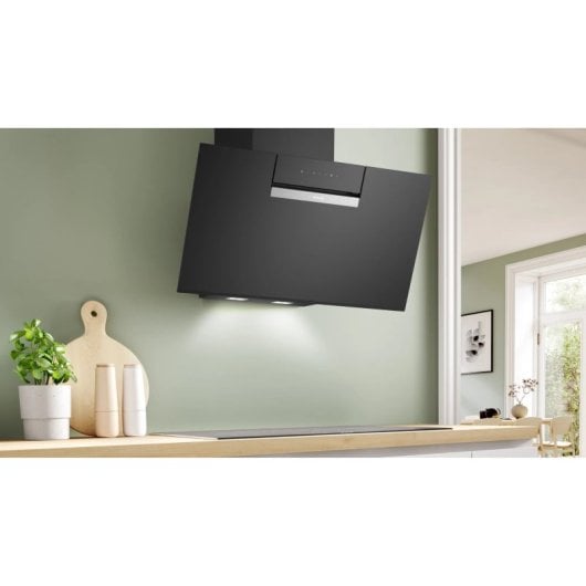 Bosch Série 4 DWK87FN60 Exaustor de Parede 80cm A+ Vidro Preto