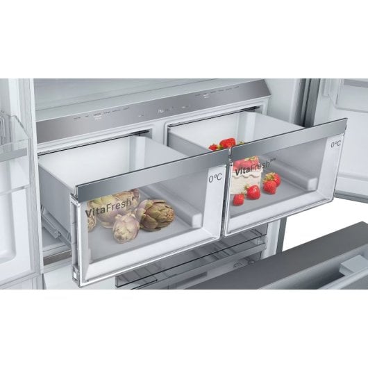 Bosch KFF96PIEP Frigorífico Americano E Acero Inoxidable