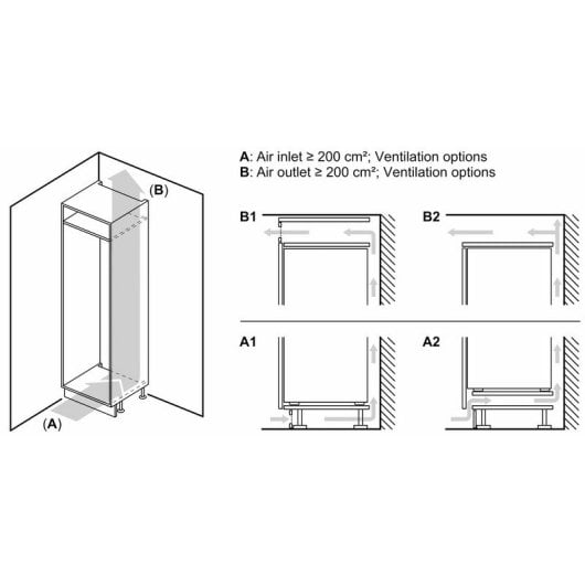 Bosch Serie 4 KIN96VFD0 Frigorífico Combi Integrable D
