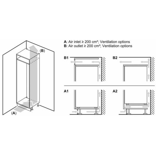 Bosch Serie 2 KIV86NSE0 Frigorífico Combi Integrable E