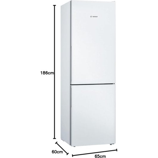 Bosch KGV36VWEAS Réfrigérateur et congélateur Autoportant 308 LE Blanc