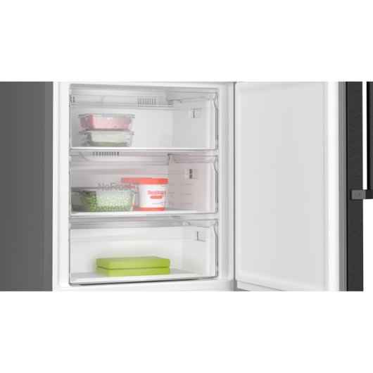 Bosch Serie 4 KGN49OXBT Frigorífico Combi B Negro