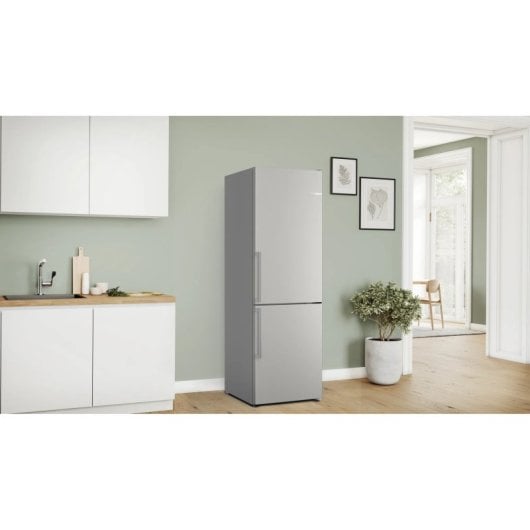 Geladeira e freezer Bosch Série 4 KGN36VIBT Independente 321 LB Aço inoxidável