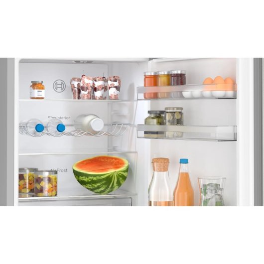 Geladeira e freezer Bosch Série 4 KGN36VIBT Independente 321 LB Aço inoxidável