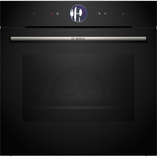 Bosch Serie 8 HRG7761B1 Horno con Vapor Pirolítico 71L A+ Negro